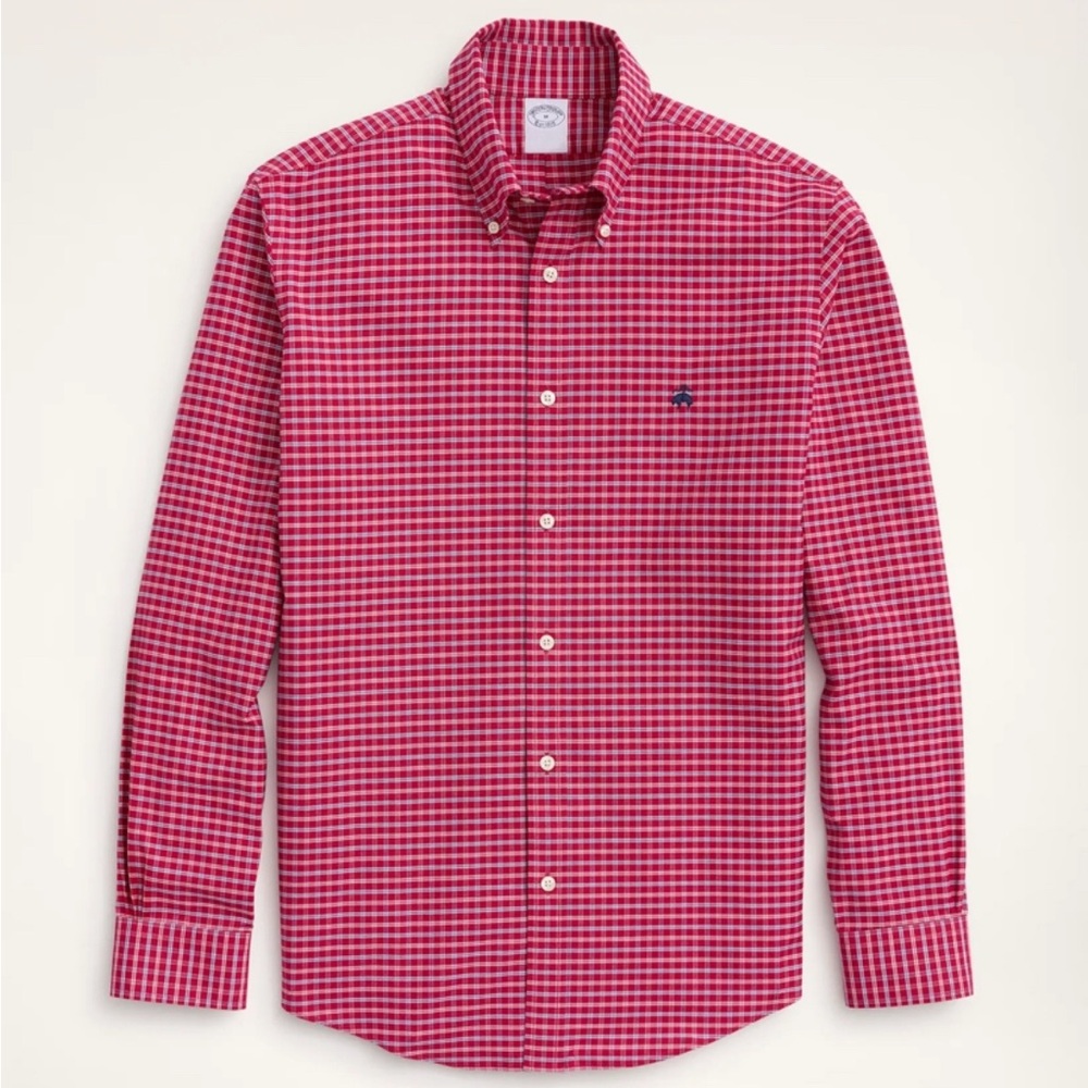 Brook’s Brothers Men’s Red Checkered Shirt